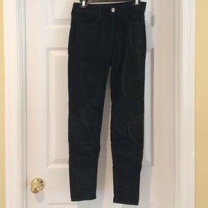 American Eagle size 4 dark green corduroy jeans.
