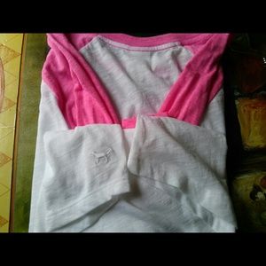 Vs pink long sleeve t- shirt