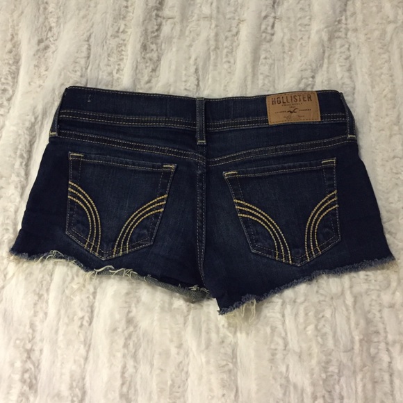 Hollister Pants - Hollister Dark Denim Shorts