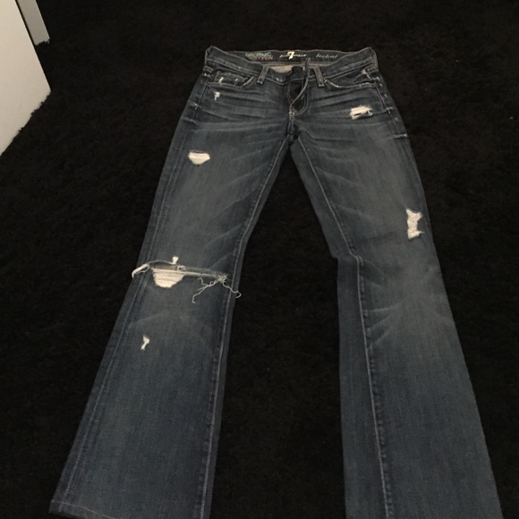 Flared jeans