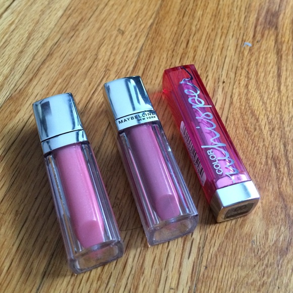 Set of Maybelline lip colors