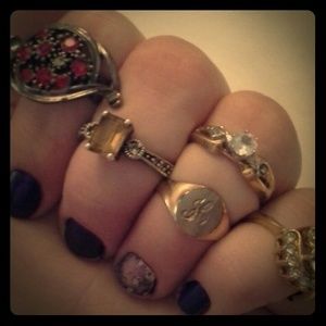 Vintage gold and silver (real metals)