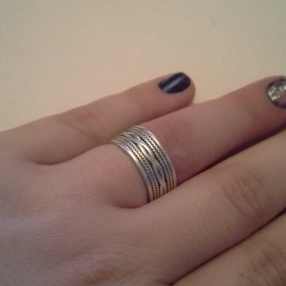 Serling silver ring