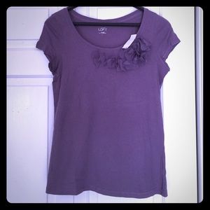 NWT Ann Taylor LOFT Purple T-shirt