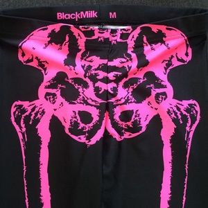 Hot Pink Leg Bones Leggings