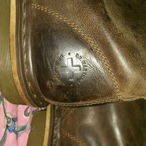 Brown Mens Doc Martin boots
