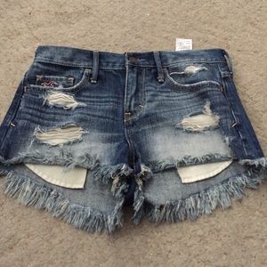 High waisted Hollister Jean Shorts