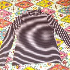 Striped Vineyard Vines Turtle Neck T-shirt
