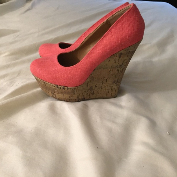 Peach heels