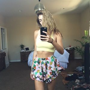 Cute tropical shorts
