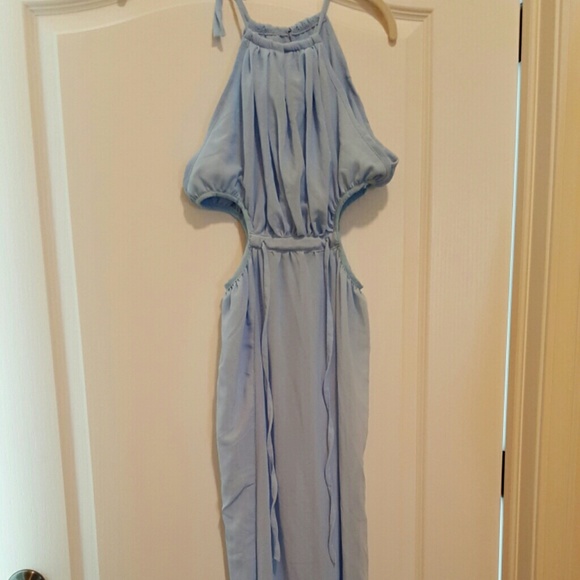 Light blue maxi dress
