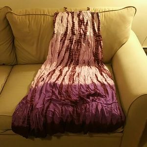 Fun and beautiful tie dyed maxi dress