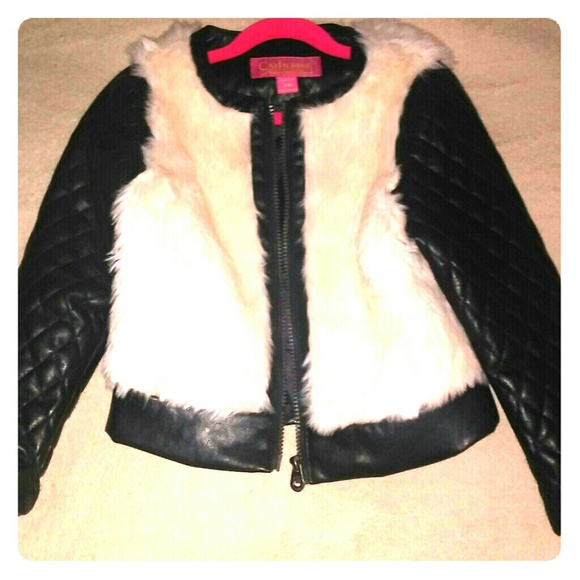 A children's. Moto jacket