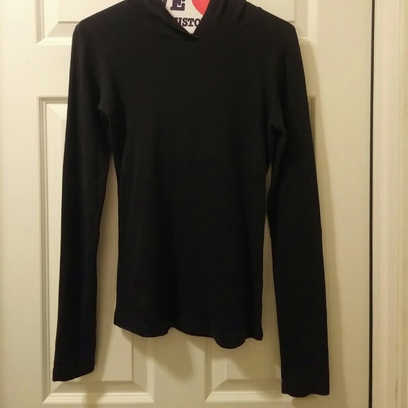 American apparel classic girl navy blue hoodie med