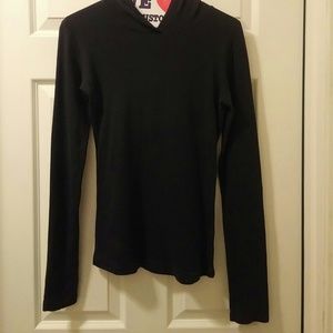 American apparel classic girl navy blue hoodie med