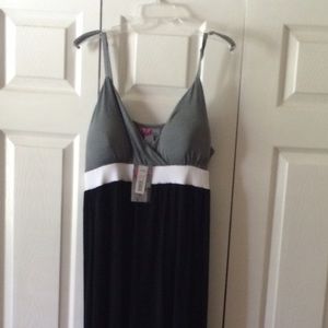 Stature black/white/grey tank dress