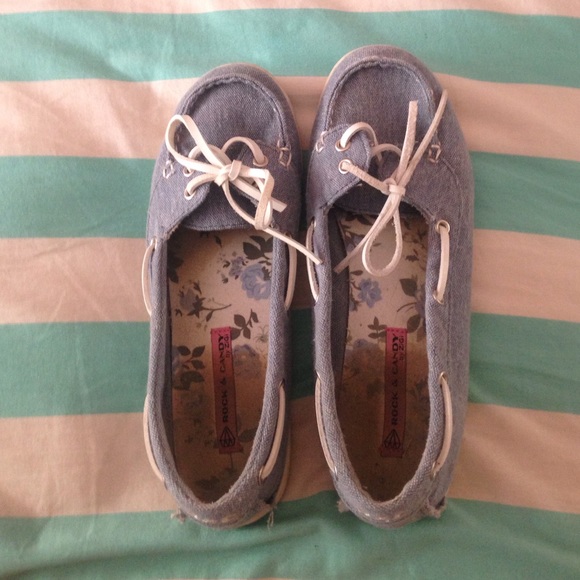 Jean styled easy slip on shoes!