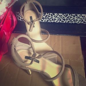 Nude Strappy Heel