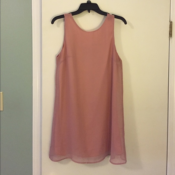 Pink crisscross back Tobi dress
