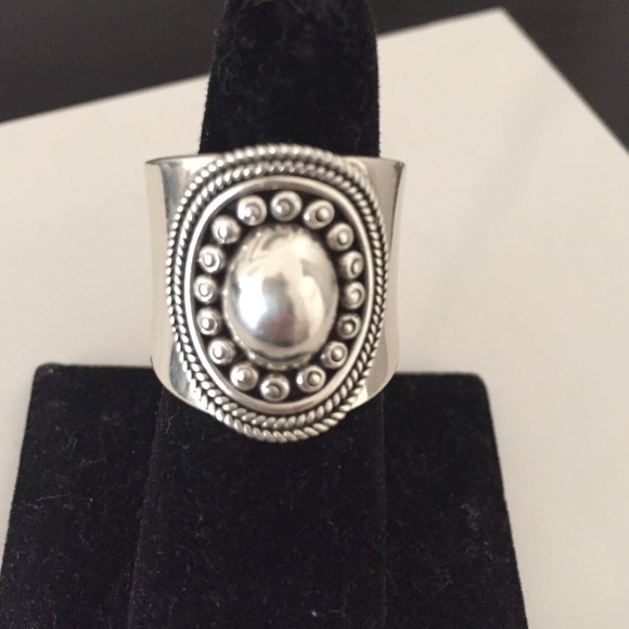 Jewelry - ADJUSTABLE 925 silver ring ONE OF A KIND