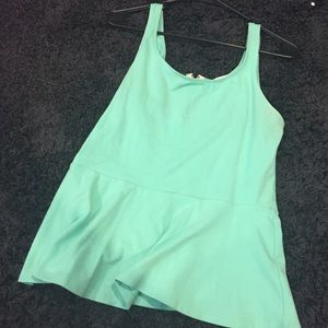Tank peplum tank top