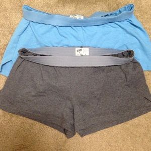2 Pairs of soffe cotton shorts!