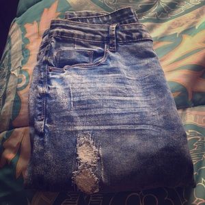 Acid Wash Skinny Jean