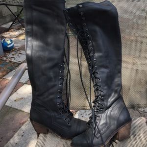 Jeffrey Campbell boots black price firm