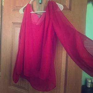 A dressy top silky