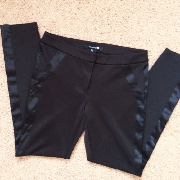 Forever 21 Pants - Tuxedo Style Black Pants