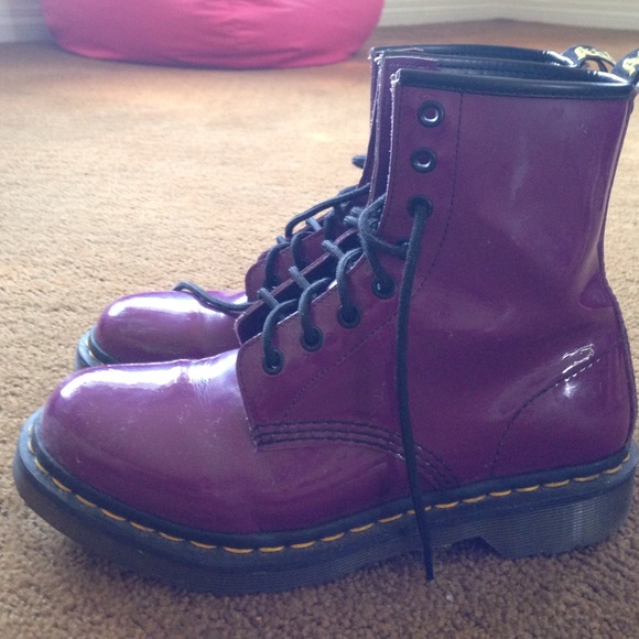 USED PURPLE DR. MARTENS