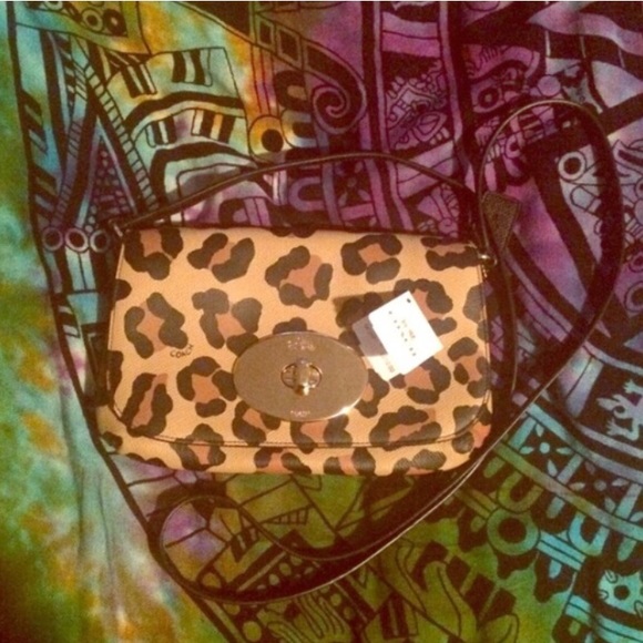 🆕 Coach Print Ocelot cross body