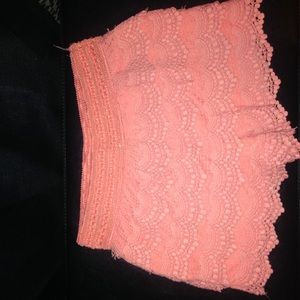 Crochet shorts