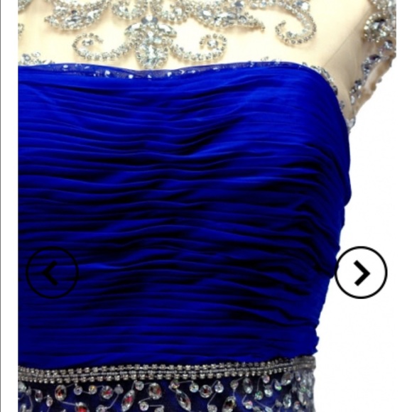 New AG studio dress in royal blue - Picture 4 of 4