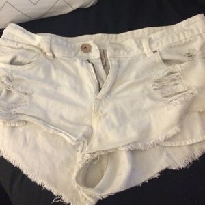 Forever 21 white shorts