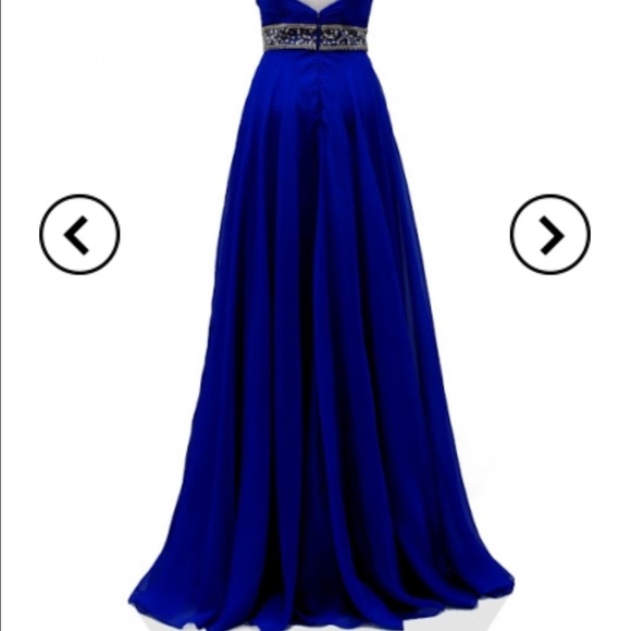 New AG studio dress in royal blue - Picture 4 of 4