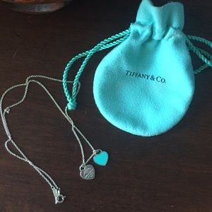 Return to Tiffany Mini Double Heart Necklace