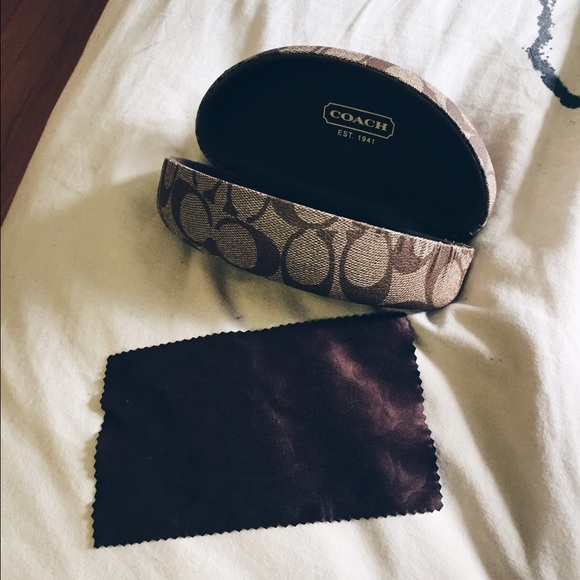 Coach glasses case