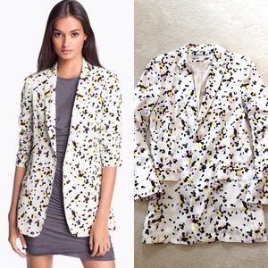 DVF Printed Silk Blazer