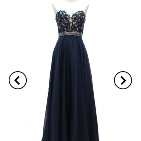 New AG studio dress in navy - Picture 1 of 4