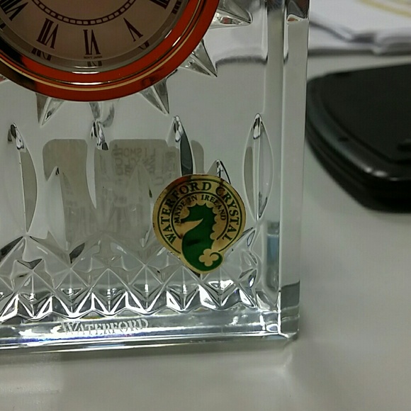 Waterford Lismore Crystal clock - Picture 2 of 3