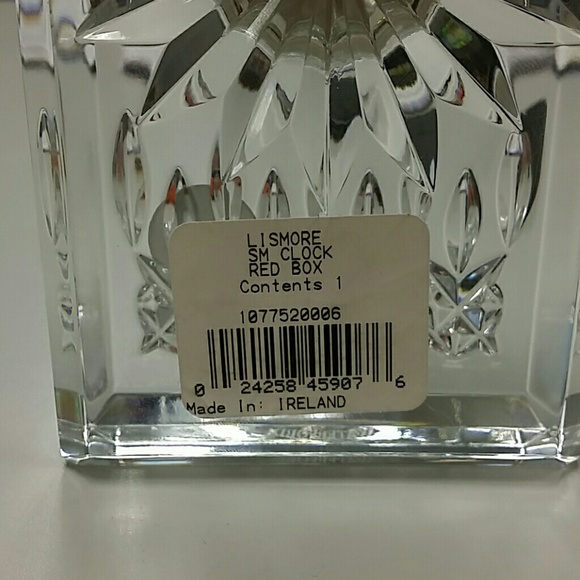 Waterford Lismore Crystal clock - Picture 3 of 3