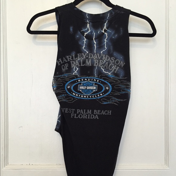 Vintage Harley Bodysuit t - Picture 2 of 4