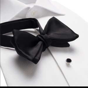 Black bow tie!