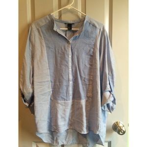 Blue long sleeve shirt
