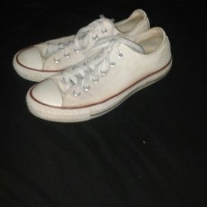 White low top Converse