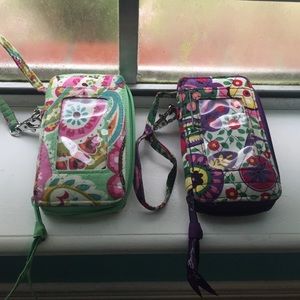 TWO Vera Bradley wristlets !!