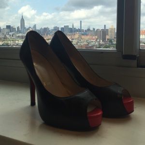 Louboutin Peep Toe Pumps