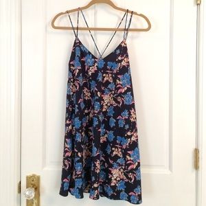 Strappy floral dress