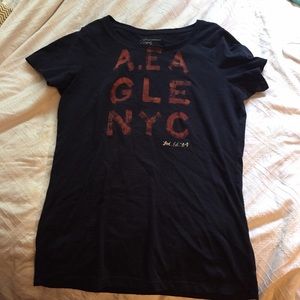 Navy blue American Eagle shirt